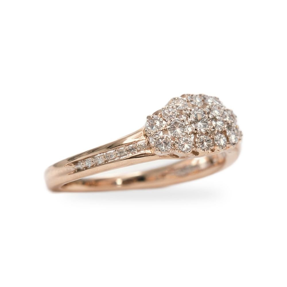 Diamond Crossover Ring