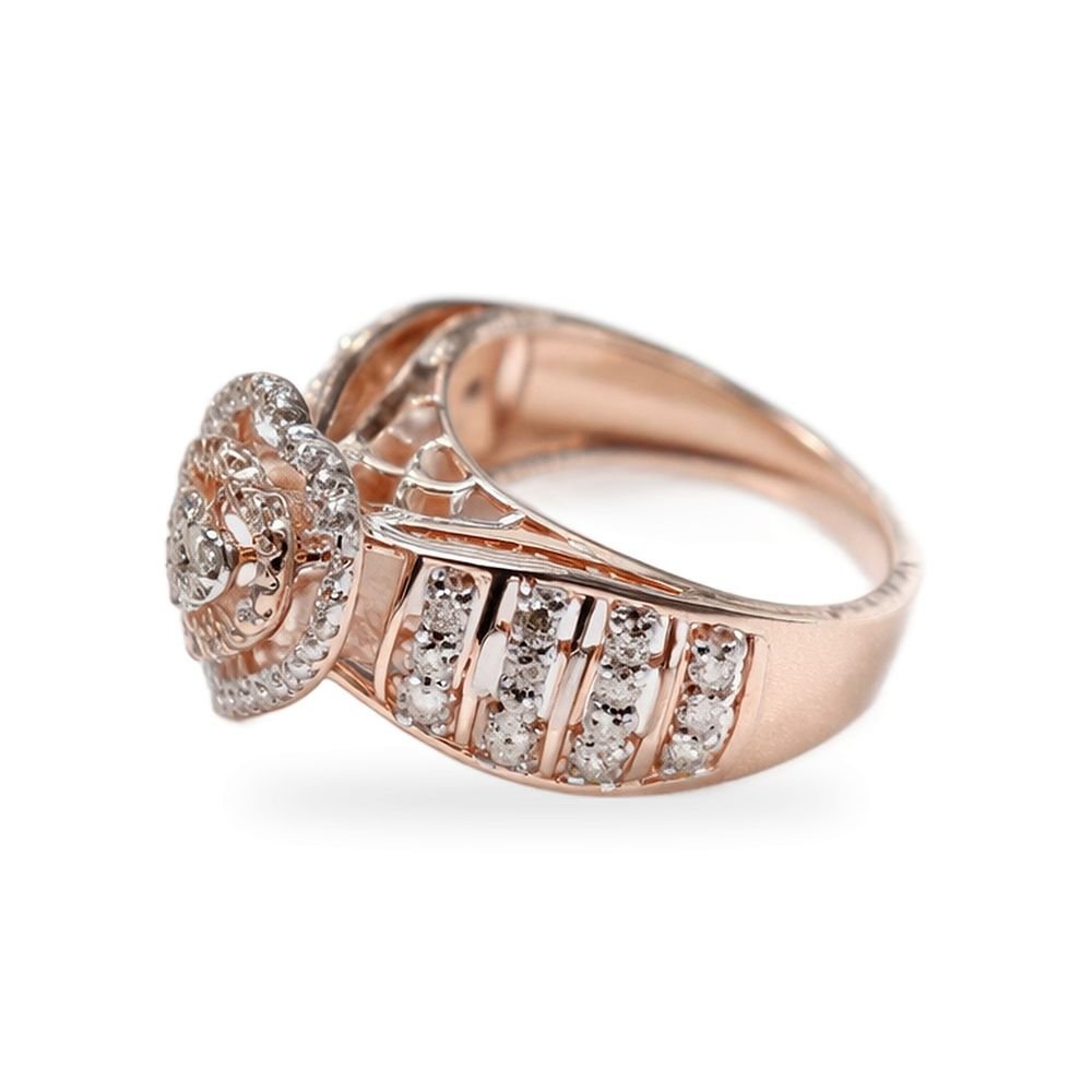 Stepped Pavé Band