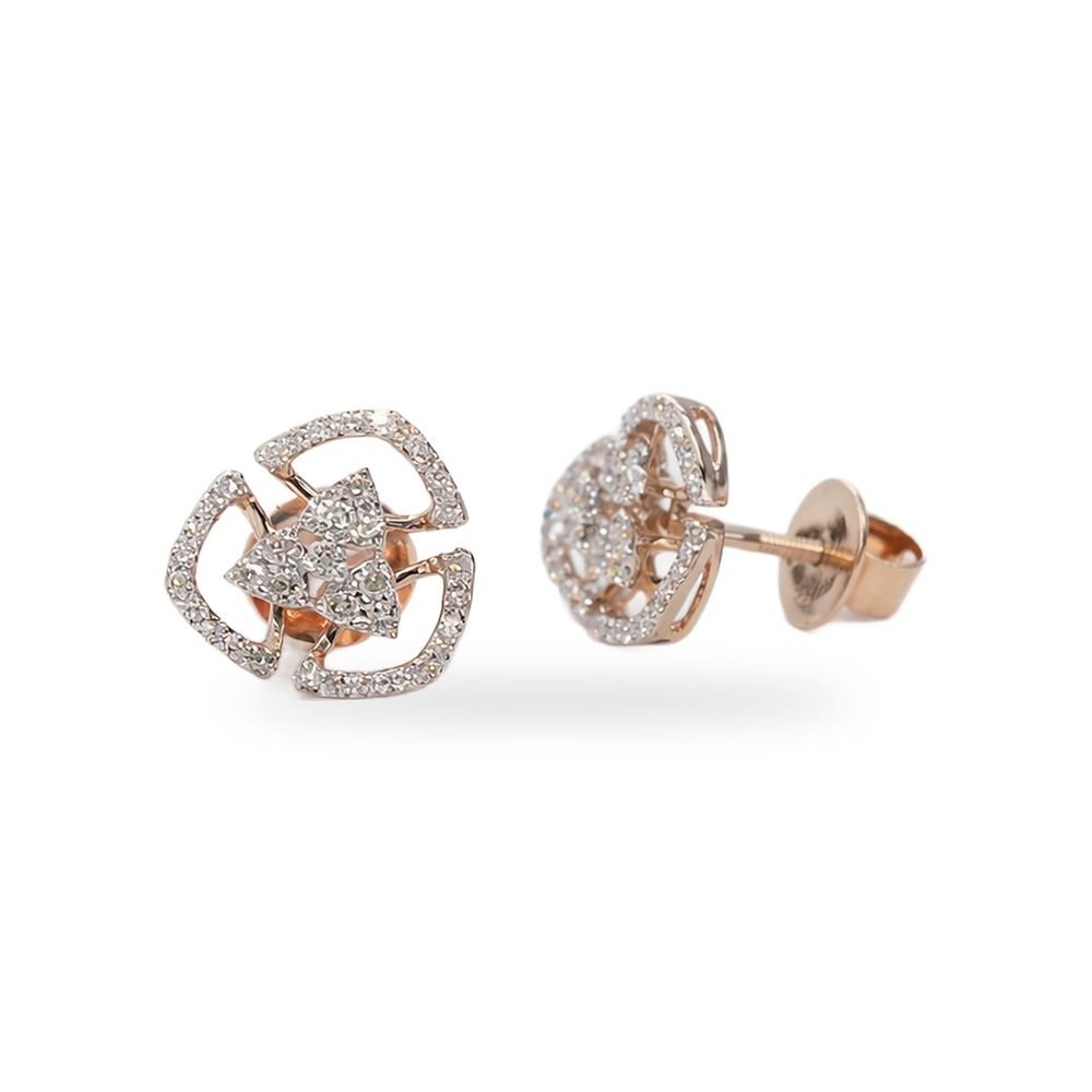 Triangle Swirl Studs
